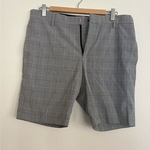 H&M Black and White Checkered Men's Shorts